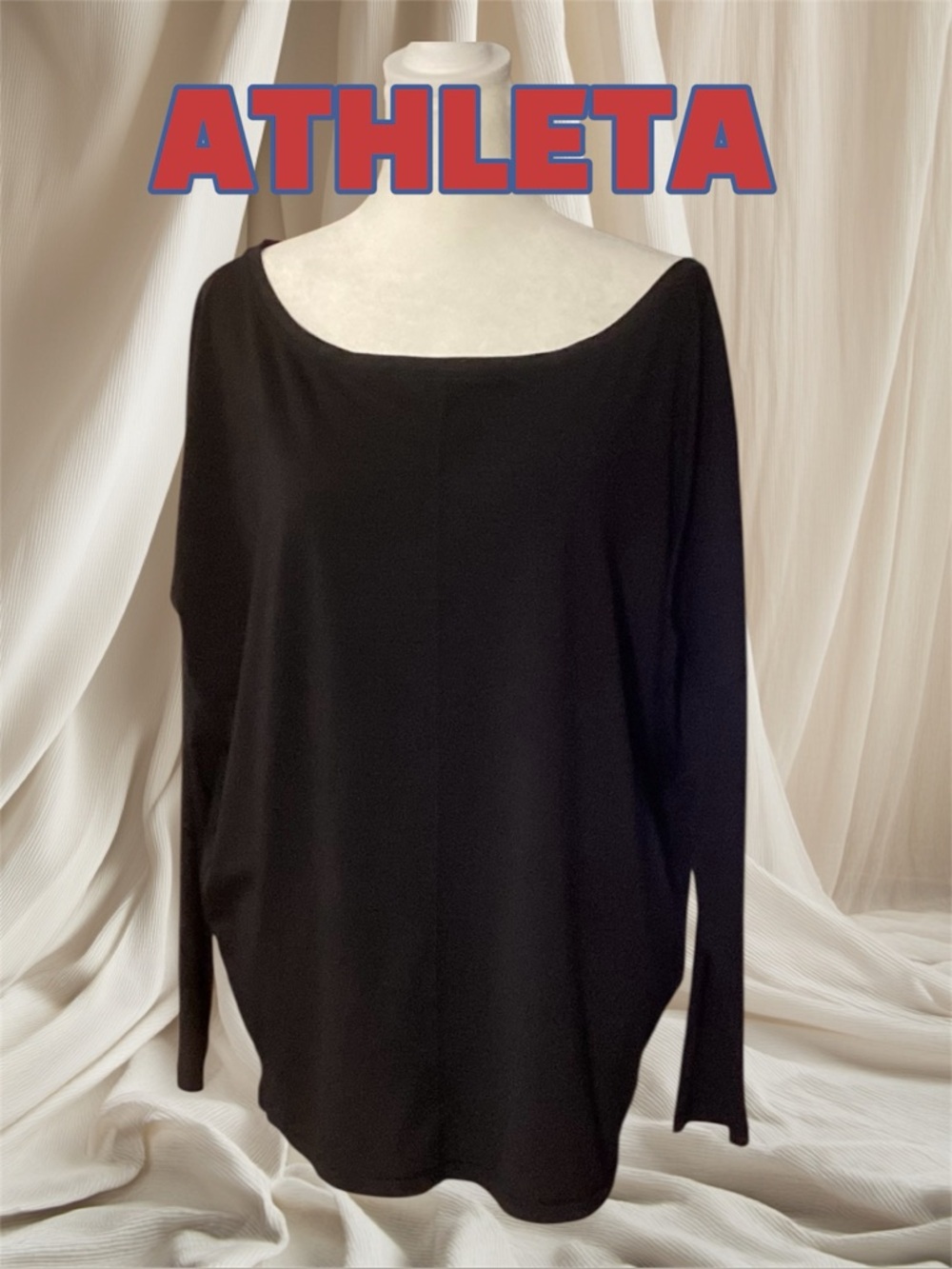 ATHLETA Essence Flow Dolman Long Sleeve Top size small